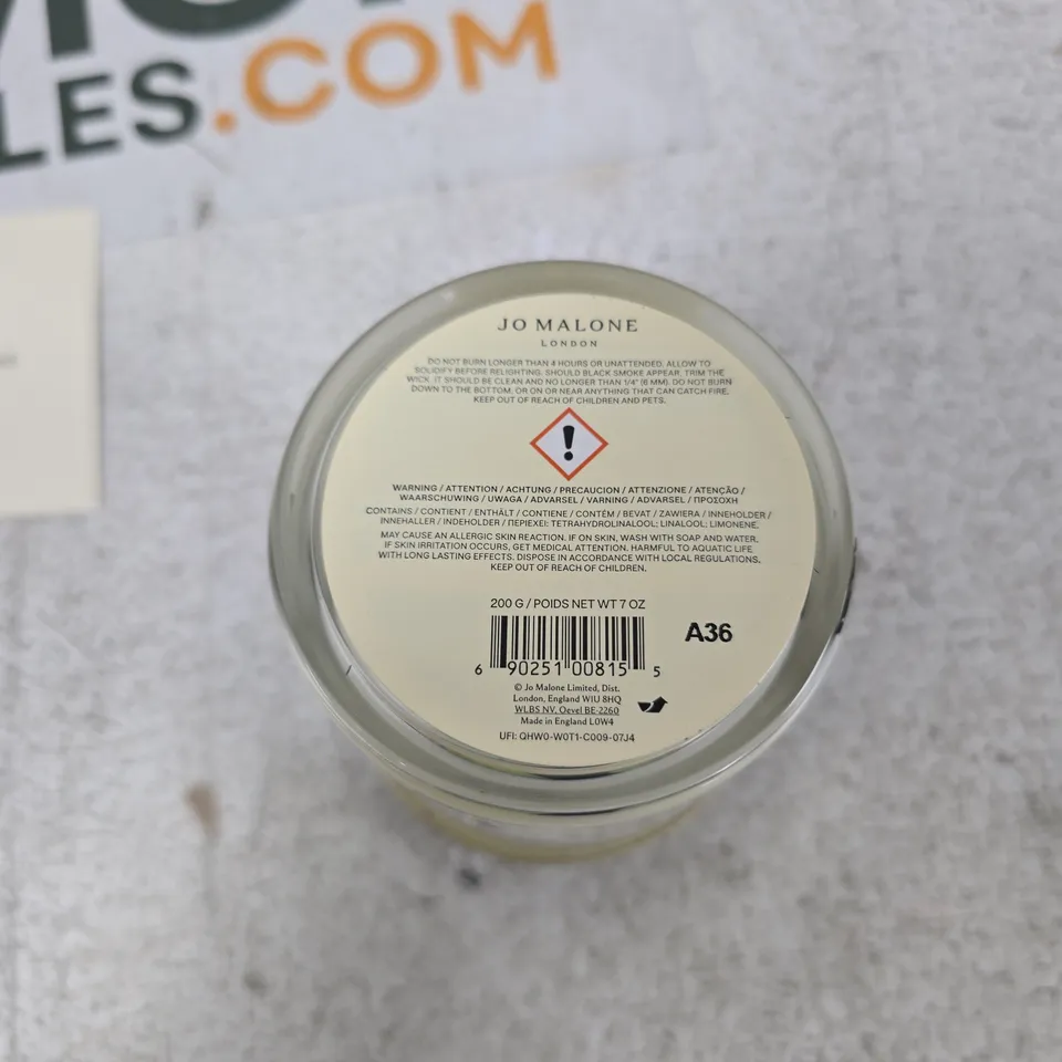 JO MALONE LONDON ORANGE BLOSSOM SCENTED CANDLE – GLASS JAR, BOXED