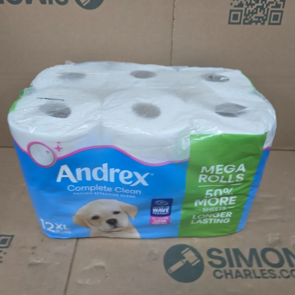 ANDREX MEGA ROLLS TOILET PAPER – 12 XL (PACK OF 12)