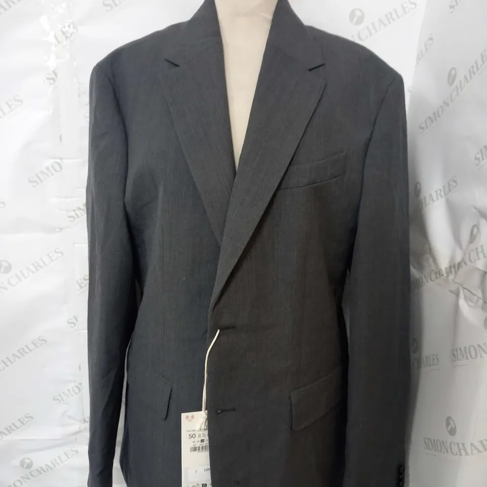 ZARA MAN SARTORIAL GREY BLAZER WITH BUTTONS - EUR 50