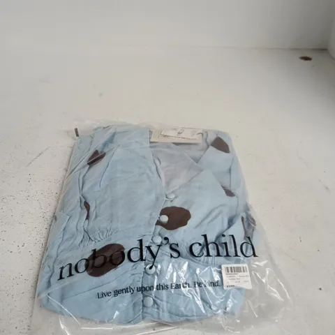 NOBODY'S CHILD LUNA MIDAXI DRESS – BLUE, UK 12 (EU 40, USA 8)