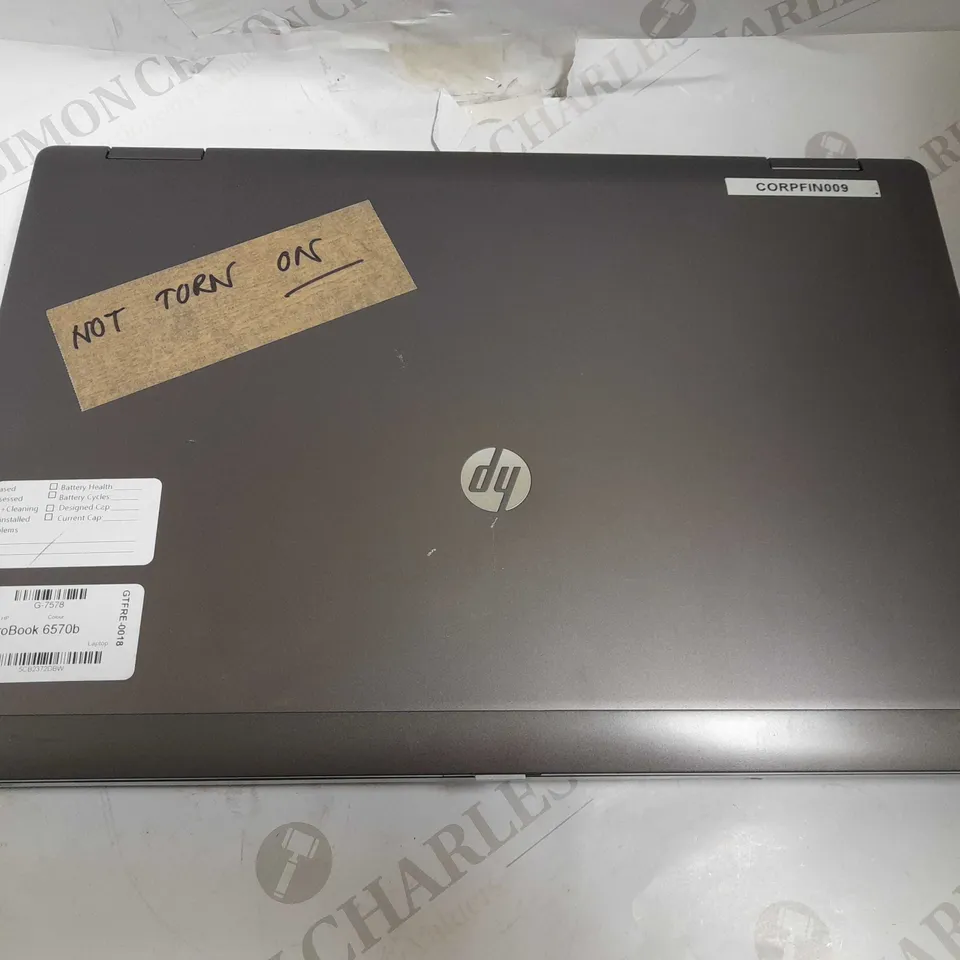 HP PROBOOK 6570B LAPTOP - GREY