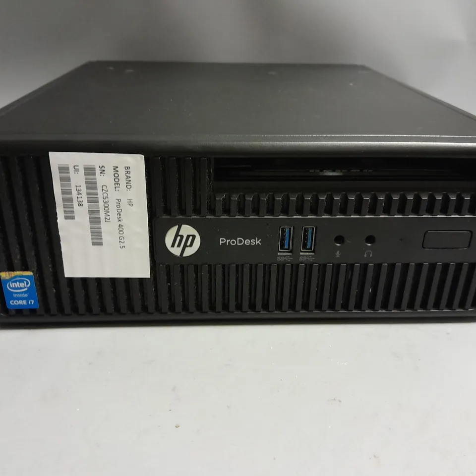 UNBOXED HP DESK TOP TOWER BLACK PRODESK 400 G2.5 