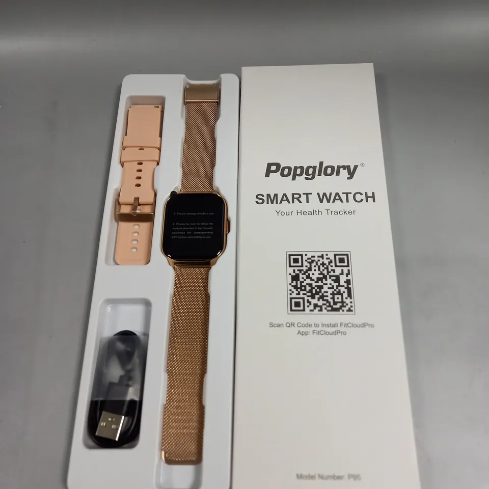 BOXED POPGLORY HEALTH TRACKER SMART WATCH 