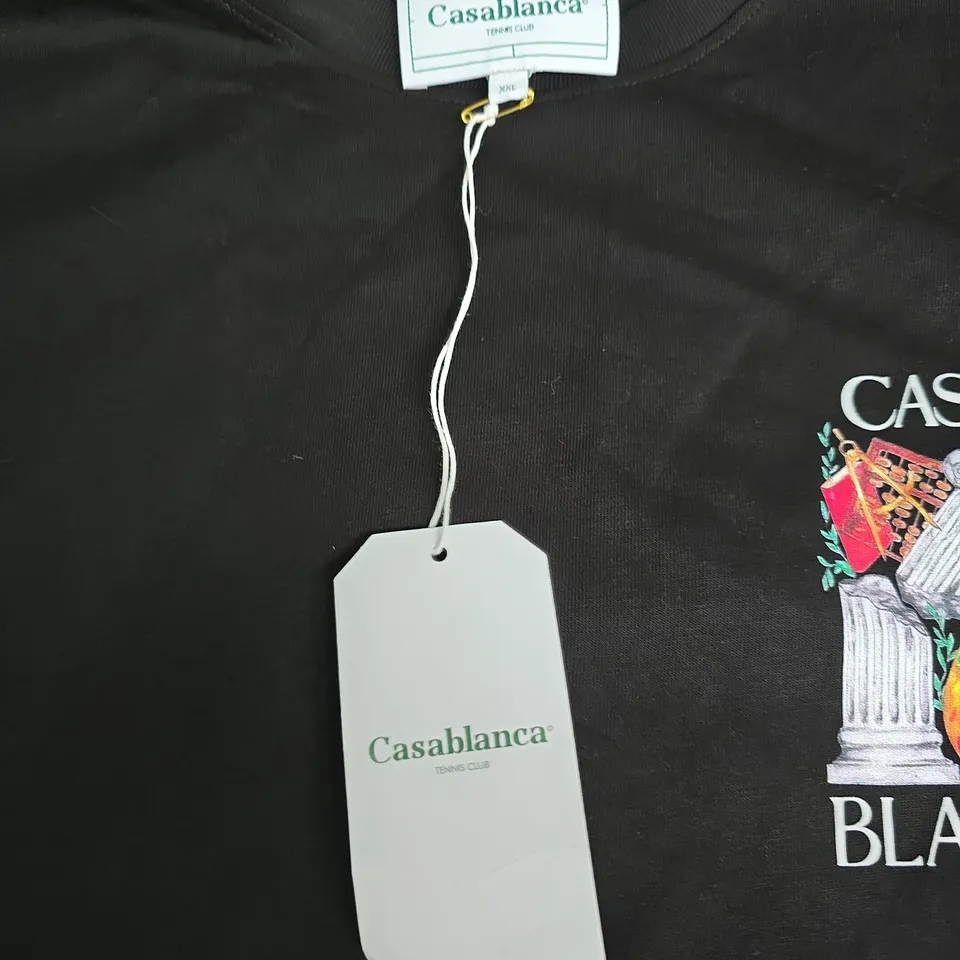 CASABLANCA L'ARTISTE T-SHIRT BLACK XXL