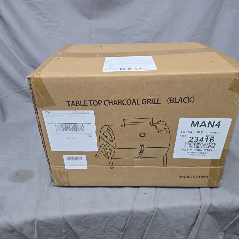 TABLETOP CHARCOAL GRILL (BLACK) – BOXED