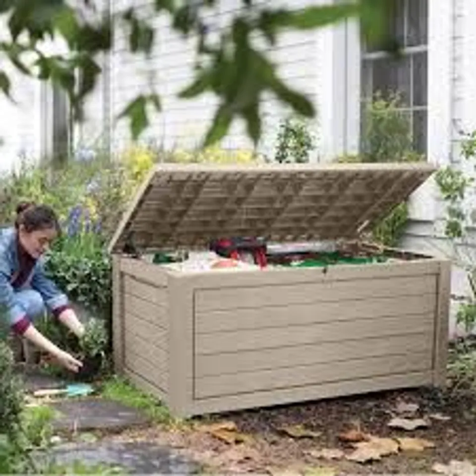 BOXED NORFOLK LEISURE KETER NORTHWOOD STORAGE BOX (1 BOX)