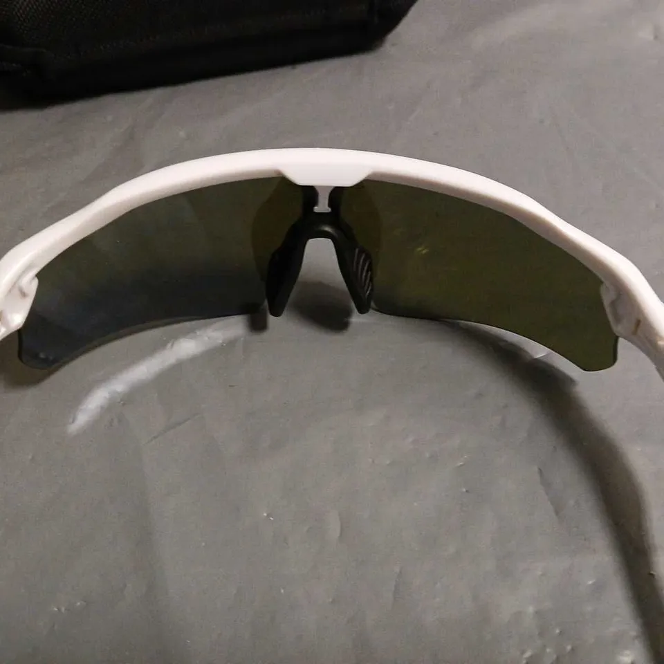 PAIR OF OAKLEY WHITE SPORTS STYLE GLASSES