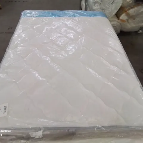 BAGGED DESIGNER DOUBLE 135CM AIRSPRUNG LUXURY QUILTED MEDIUM MATTRESS