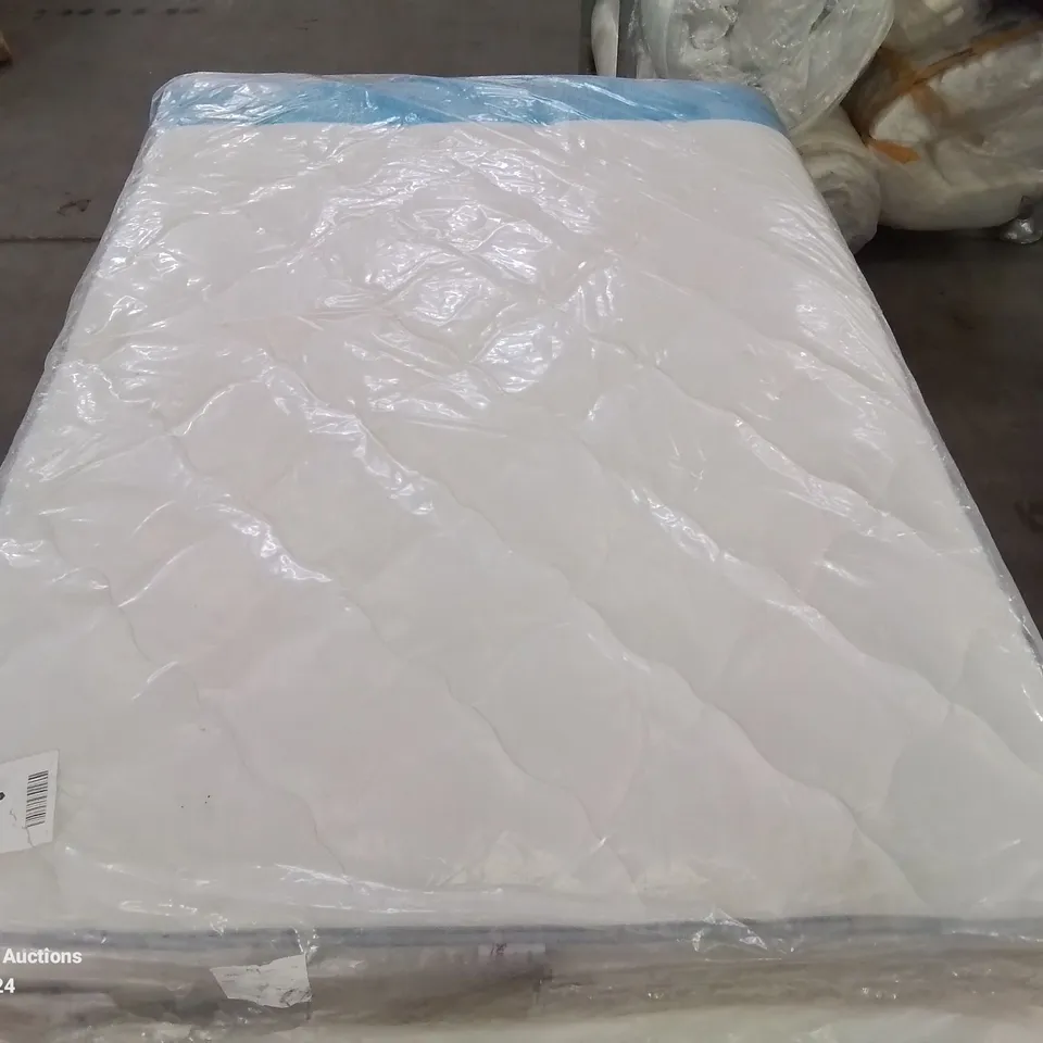 BAGGED DESIGNER DOUBLE 135CM AIRSPRUNG LUXURY QUILTED MEDIUM MATTRESS RRP £229