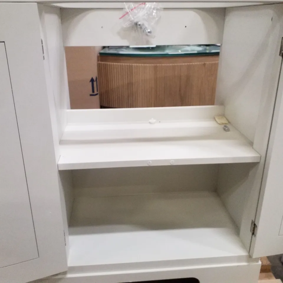 BRAND NEW CURVED VANITY UNIT - 900×450×840MM