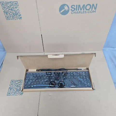 HP WIRED USB KEYBOARD IN ORIGINAL PACKAGING WITH USB CABLE