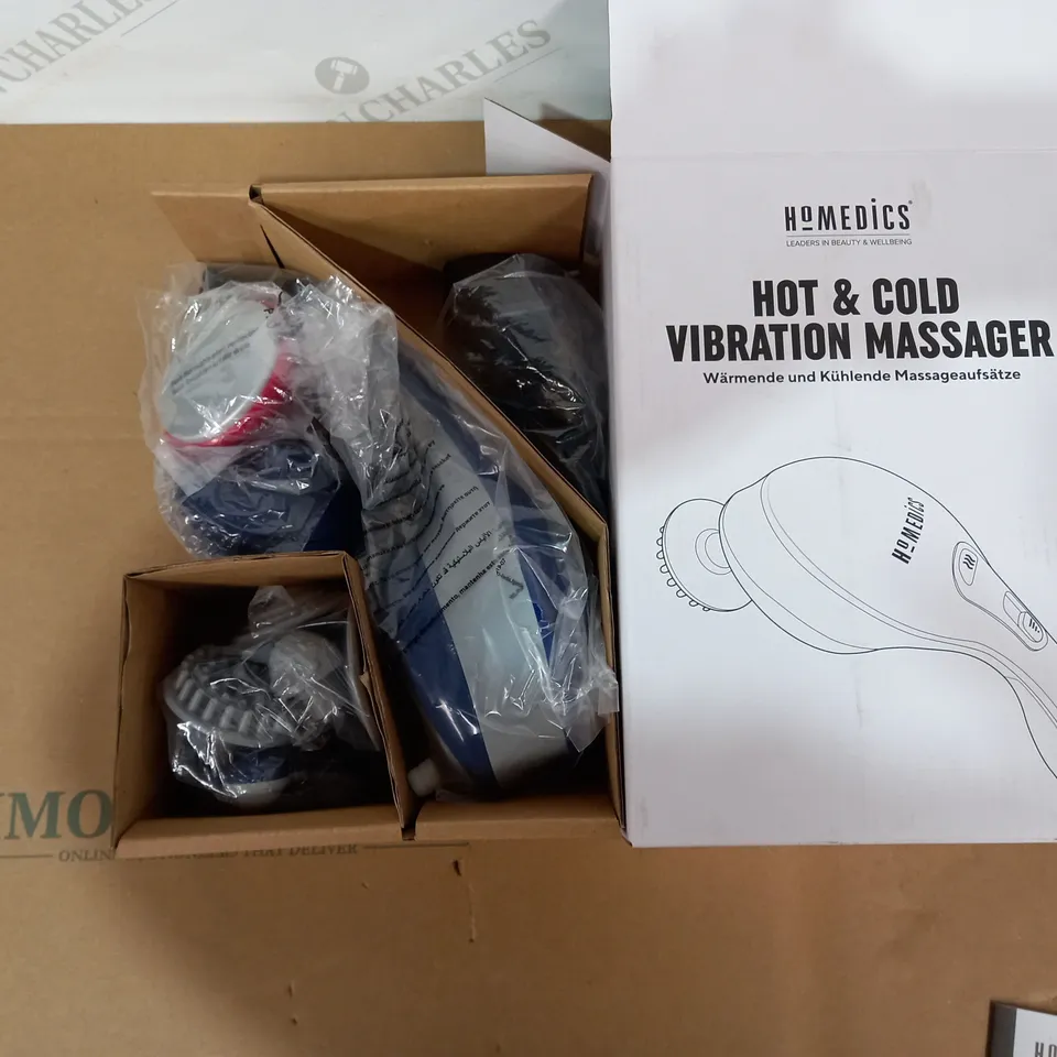 BOXED HOMEDICS HOT & COLD VIBRATION MASSAGER