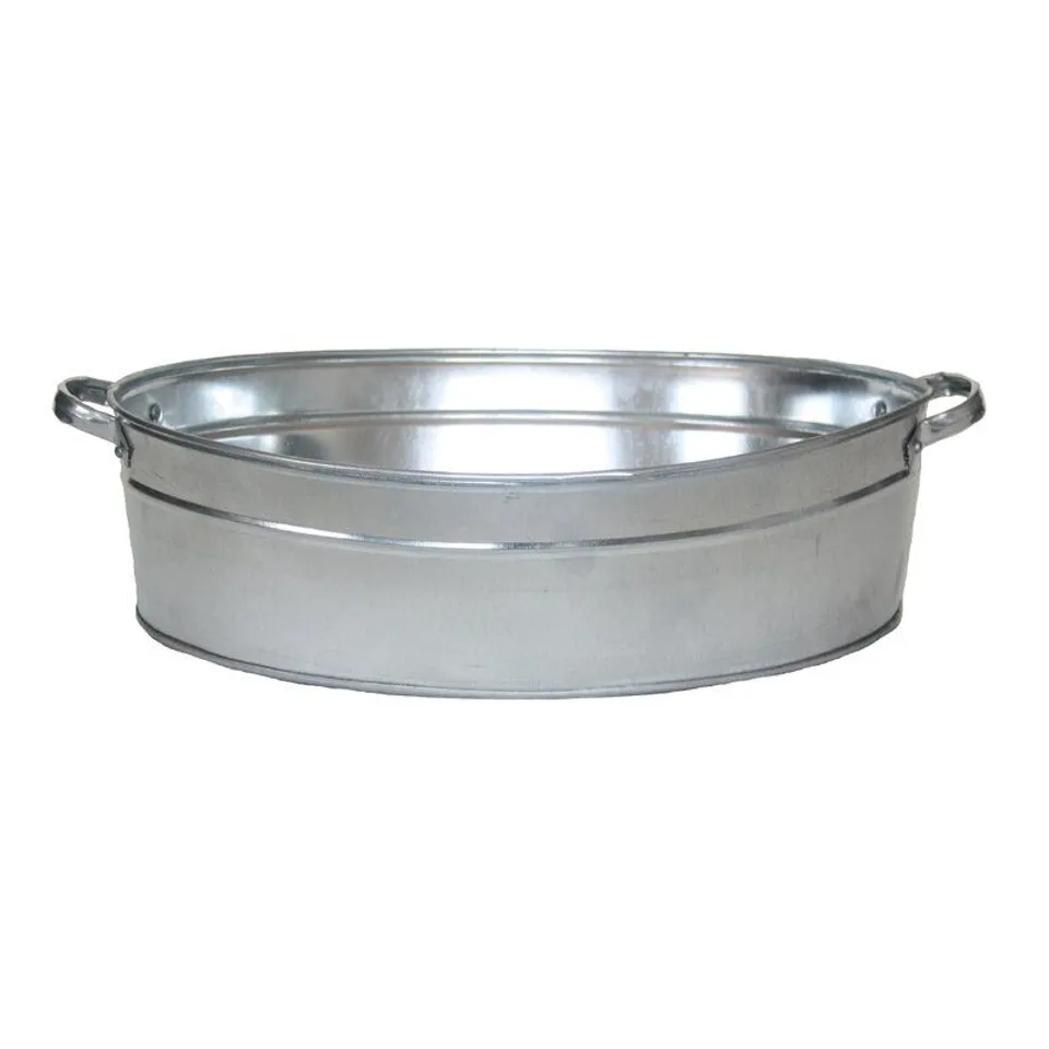 BOXED LOGUE METAL PLANT POT