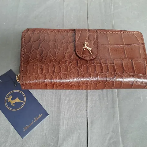 ASHWOOD LEATHER BROWN LEATHER PURSE
