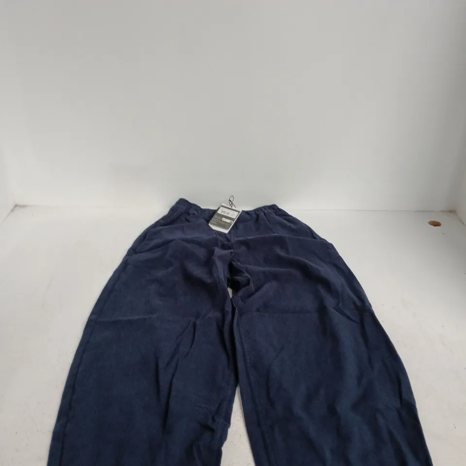 FINISTERRE MORVA BARREL TROUSERS – NAVY, SIZE 24R