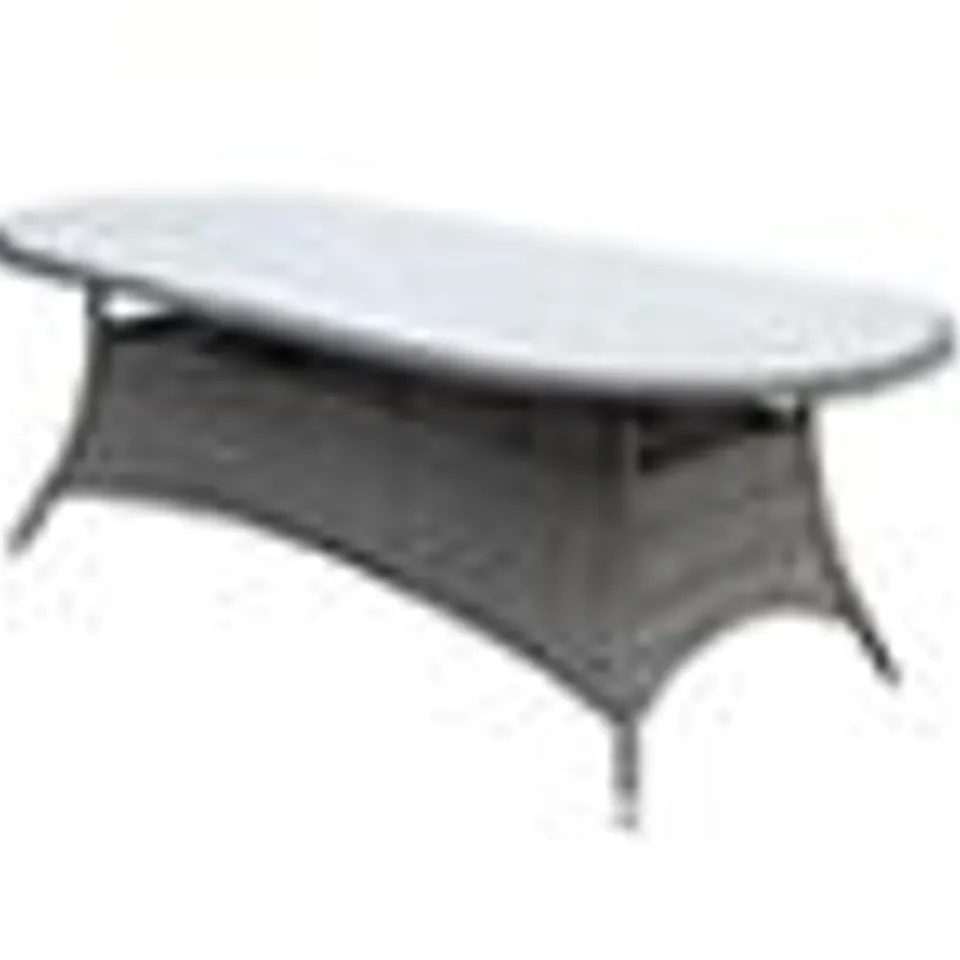 BOXED HAMILTON DINING TABLE GLASS TOP 6 PEOPLE 