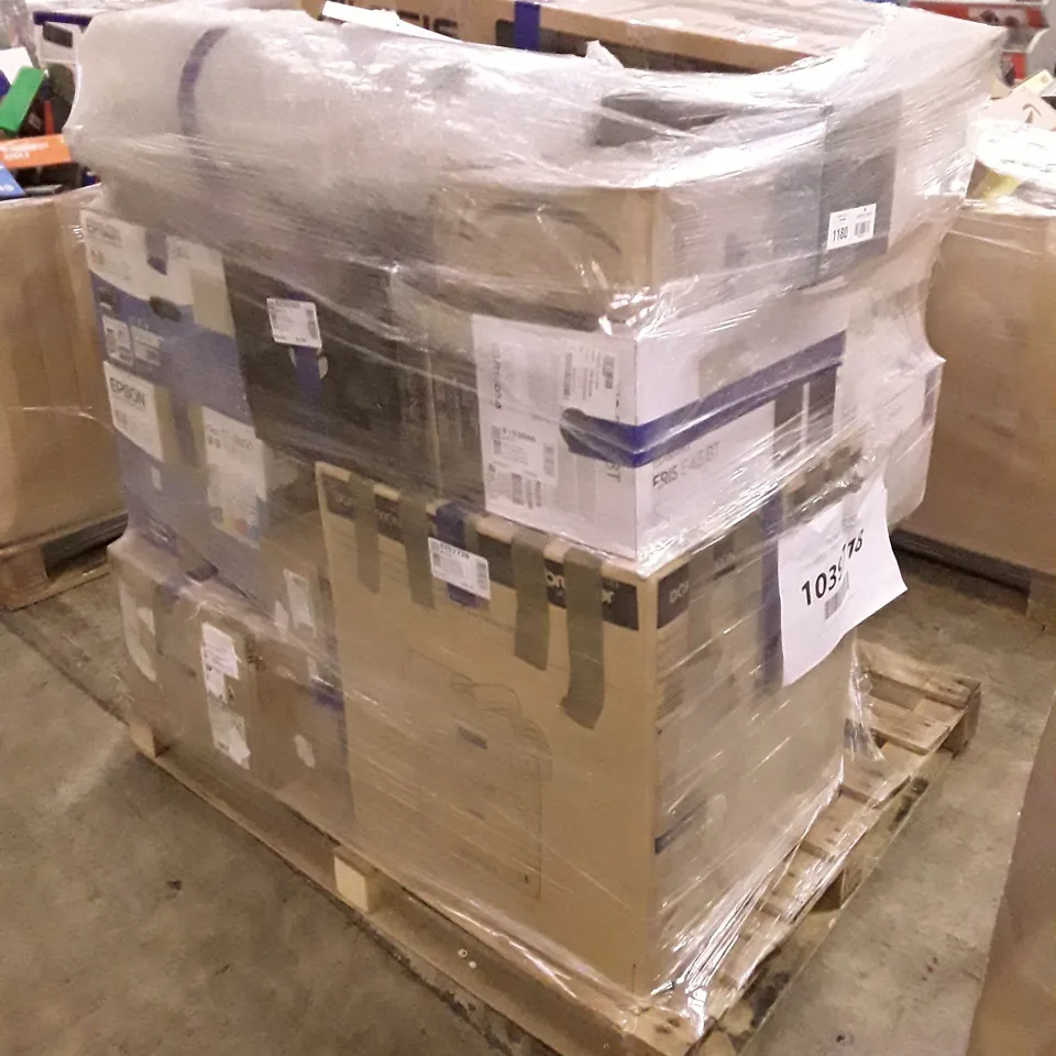 PALLET OF APPROXIMATELY 16 UNPROCESSED RAW RETURN HOUSEHOLD AND ELECTRICAL GOODS TO INCLUDE;