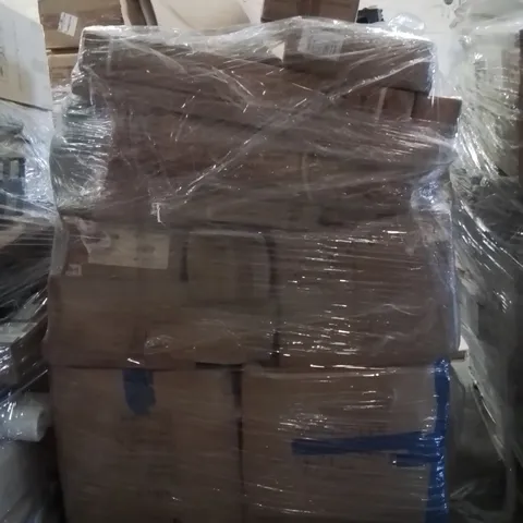 PALLET OF ELECTRICAL ITEMS AND HOUSEHOLD GOODS TO INCLUDE;COSMETIC ORGANIZER,TOILET SEAT,SLIDE