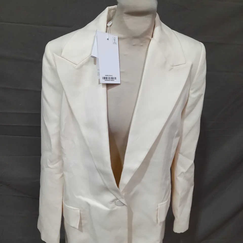NADINE MERABI CREAM BLAZER - UK 14