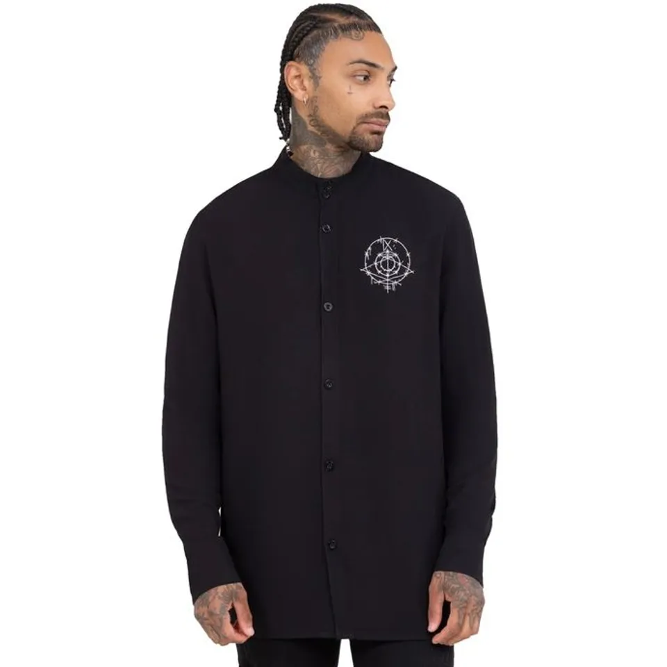 BRAND NEW KILLSTAR ASHES TO ASHES MENS SHIRT - BLACK - SIZE XS 