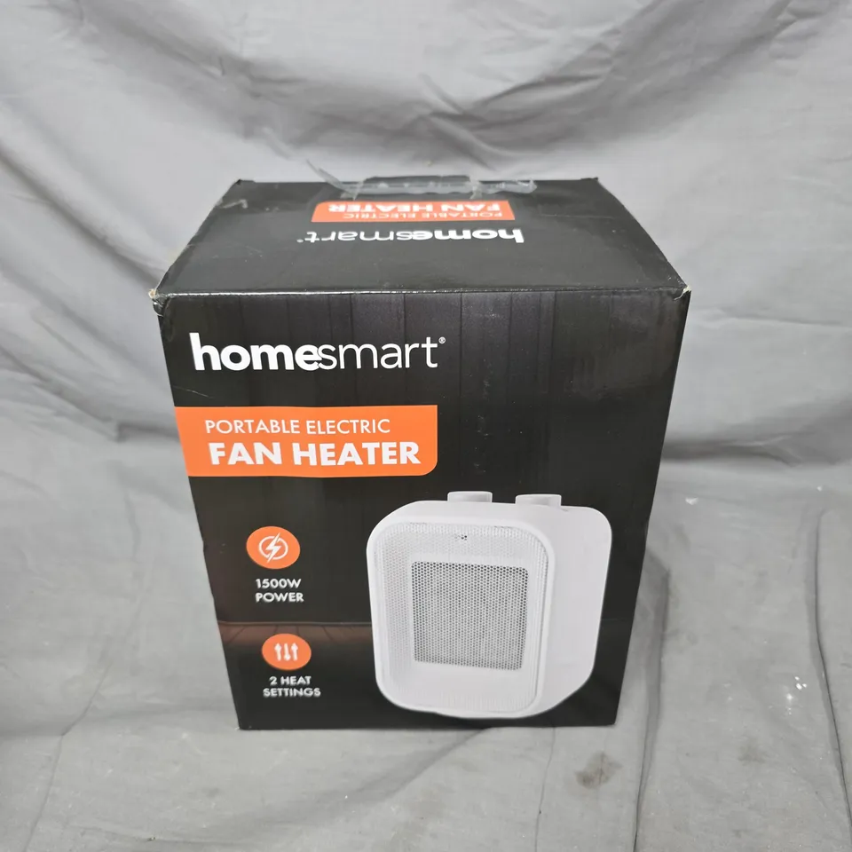 BOXED HOMESMART PORTABLE ELECTRIC FAN HEATER