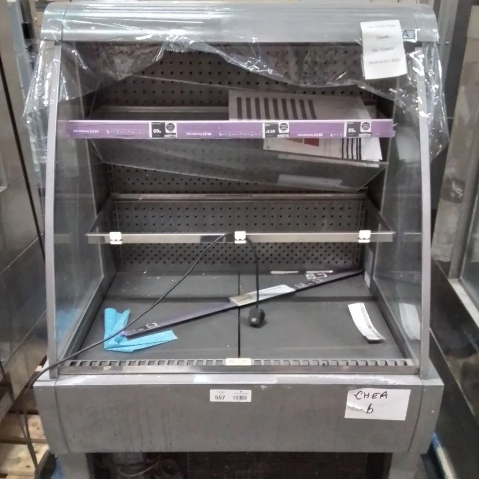 STAINLESS STEEL COMMERCIAL COLD DISPLAY FRIDGE/COUNTER