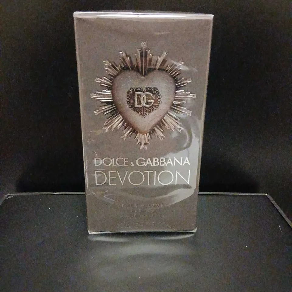 BOXED AND SEALED DOLCE AND GABBANA DEVOTION POUR HOMME PARFUM 50ML
