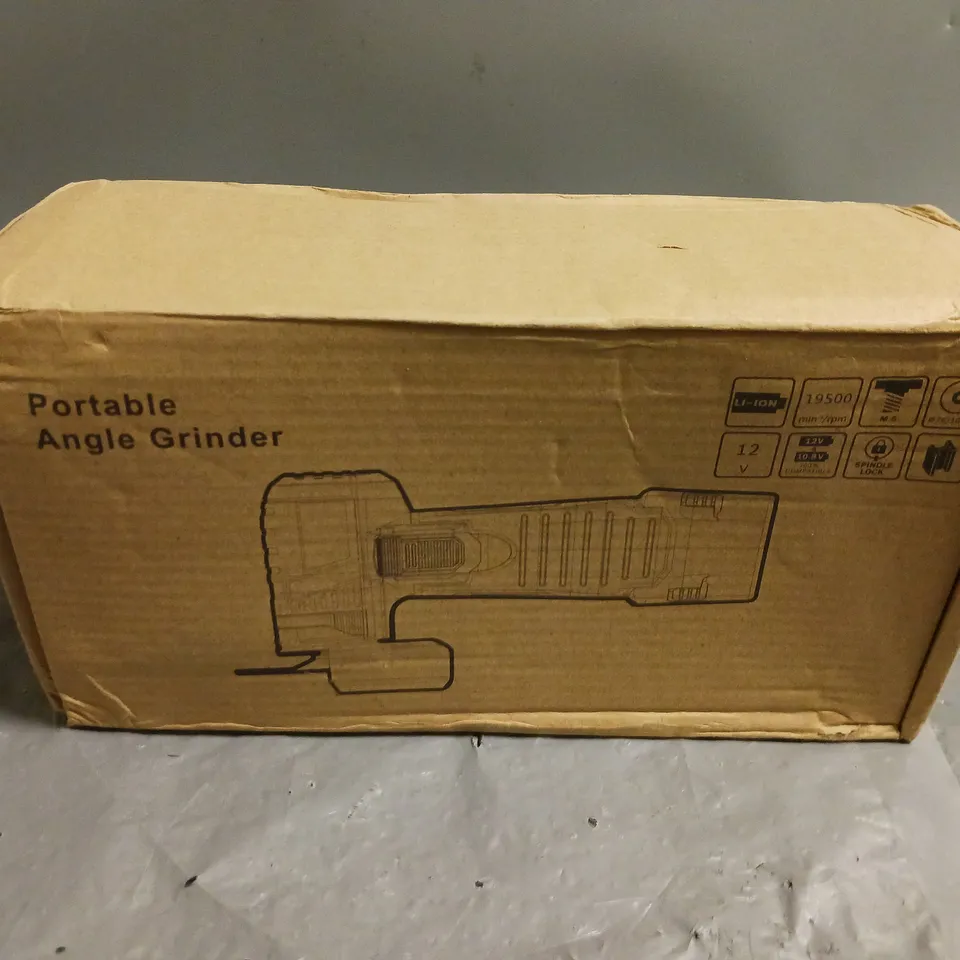 BOXED PORTABLE ANGLE GRINDER