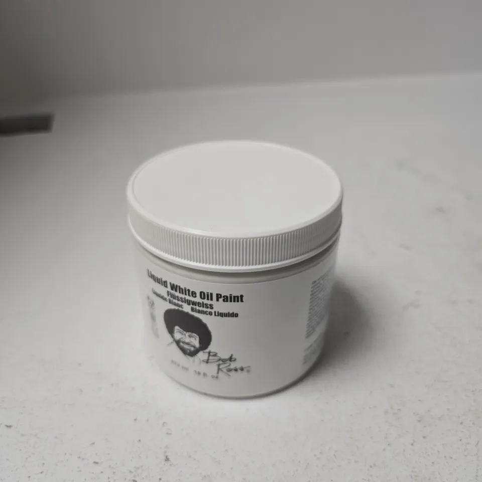 BOB ROSS OIL PAINT LIQUID WHITE : 473ML