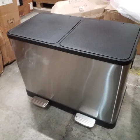 BOXED PEDAL BIN 2×20L