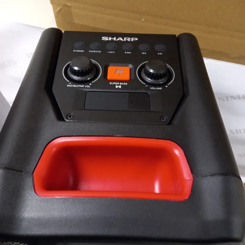SHARP BLUETOOTH PARTY SPEAKER SYSTEM 