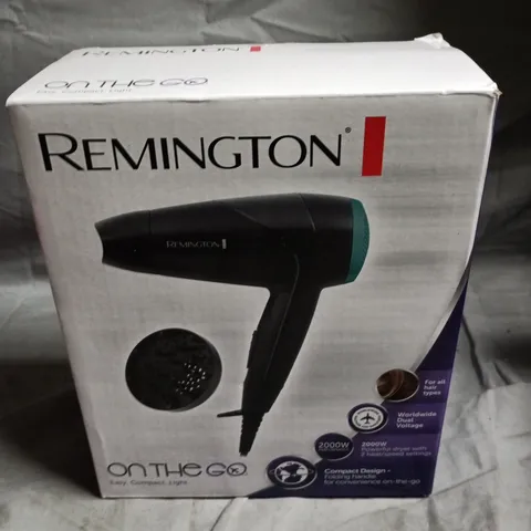 SEALED REMINGTON ON THE GO HAIR DRYER 