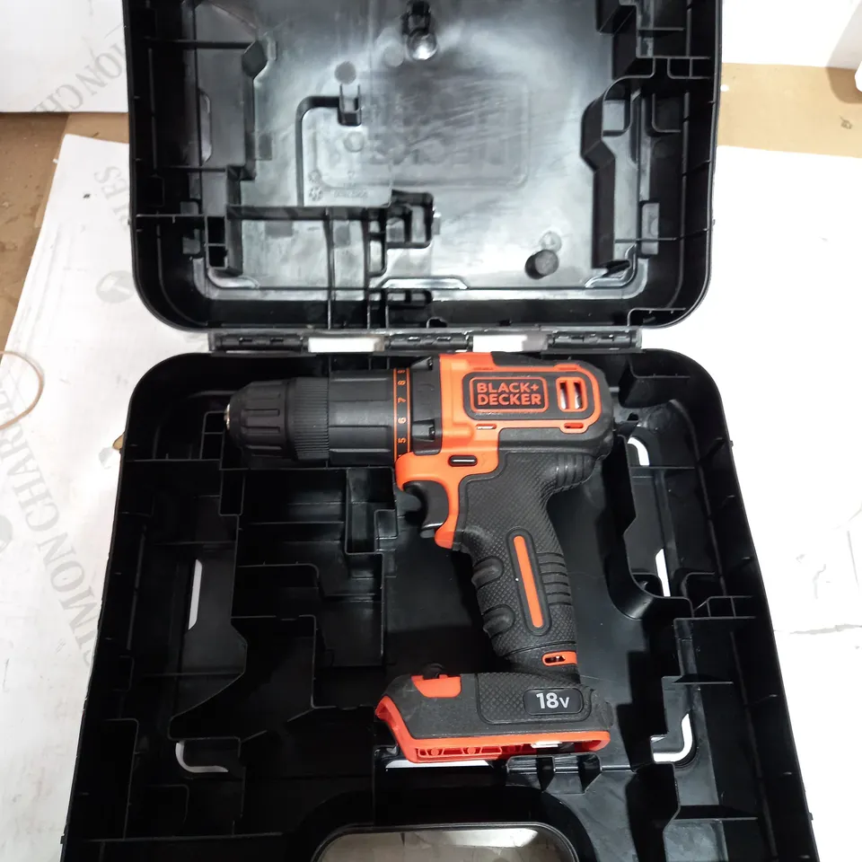 BLACK+DECKER 18V 2 GEAR HAMMER DRILL 