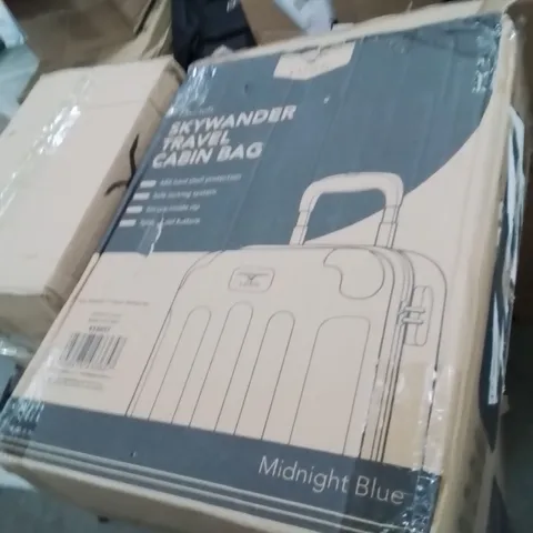 BOXED LUGG 15INCH SKYWANDER TRAVEL CABIN BAG MIDNIGHT BLUE