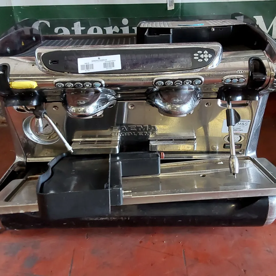 FAEMA EMBLEMA 2 GROUP ESPRESSO MACHINE 