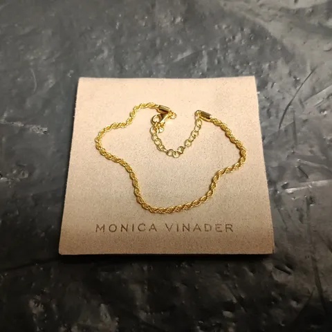 MONICA VINADER GOLD CHAIN BRACELET