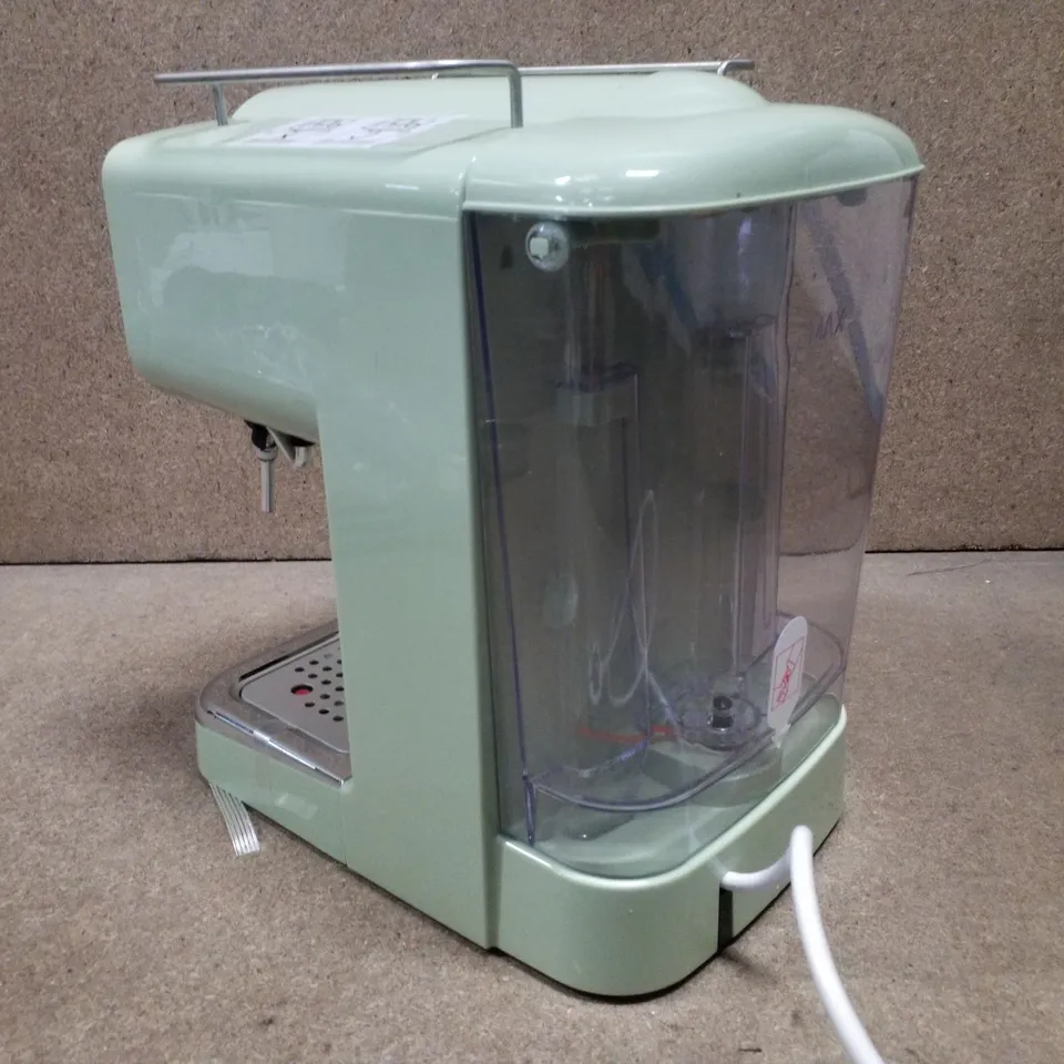 BOXED SWAN RETRO ESPRESSO COFFEE MACHINE - GREEN