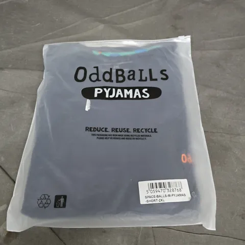 ODDBALLS SPACE BALLS PYJAMAS – SHORTS, SIZE 2XL