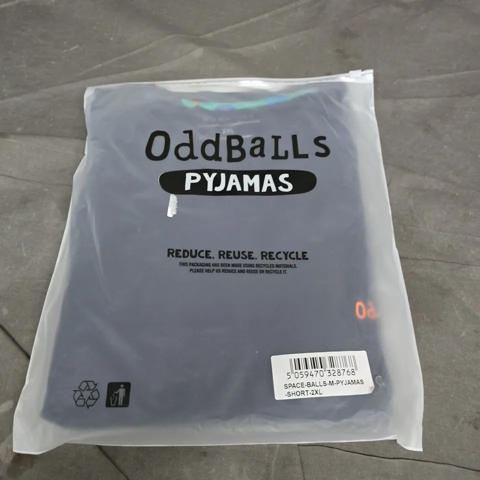 ODDBALLS SPACE BALLS PYJAMAS – SHORTS, SIZE 2XL