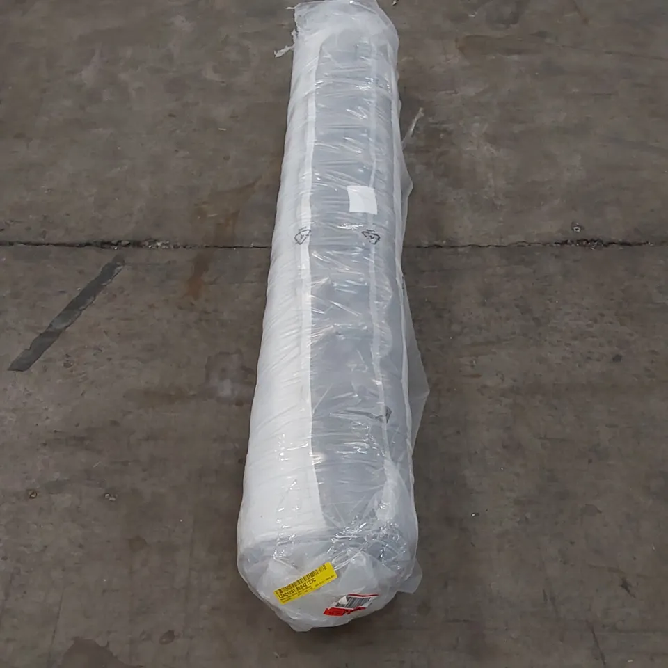 QUALITY BAGGED AND ROLLED 4'6" DOUBLE MEMORY FOAM OPEN COIL MATTRESS