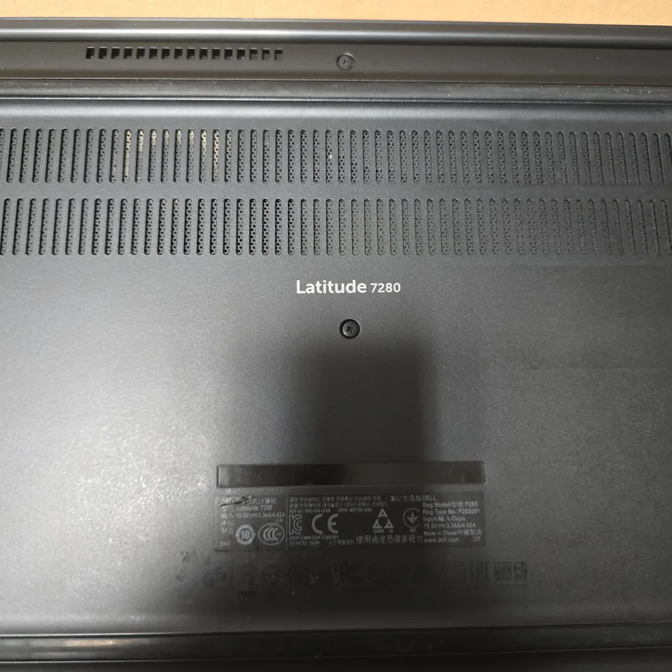 DELL LATITUDE 7280 LAPTOP – I5-6300U, 8GB RAM, 128GB SSD, 12.5 INCH DISPLAY (SIM NOT BOXED)