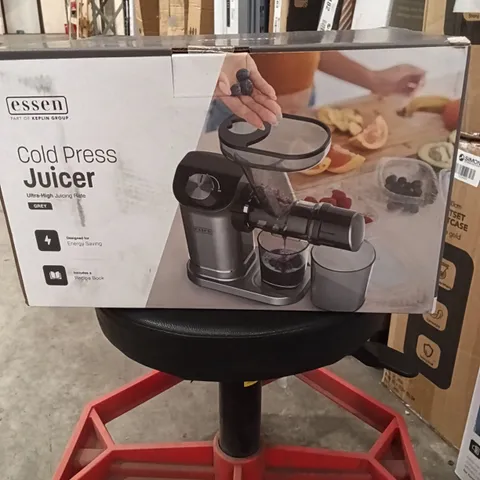 BOXED KEPLIN ESSEN COLD PRESS JUICER GREY COLOUR 