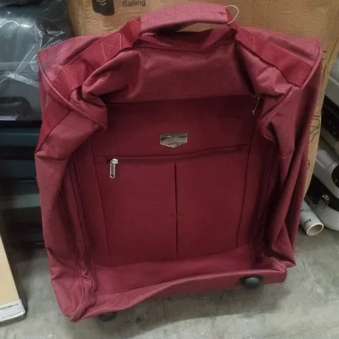 LUGG MARS SOFT CABIN BAG - BURGUNDY (25×45×56CM)