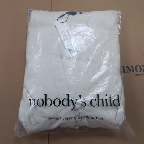 BAGGED NOBODY'S CHILD BRODERIE WHITE STARLIGHT MIDI DRESS - 14