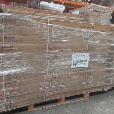 PALLET CONTAINING A VERY LARGE QUANTITY OF ASSORTED DESIGNER FURNITURE PARTS INCLUDING: GARDEN SHED PARTS ECT
