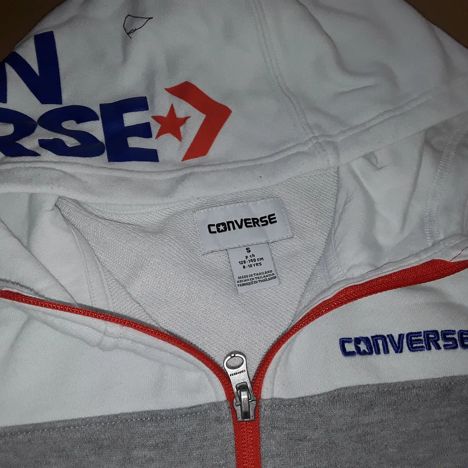 CONVERSE HALF ZIP KIDS HOODIE - S