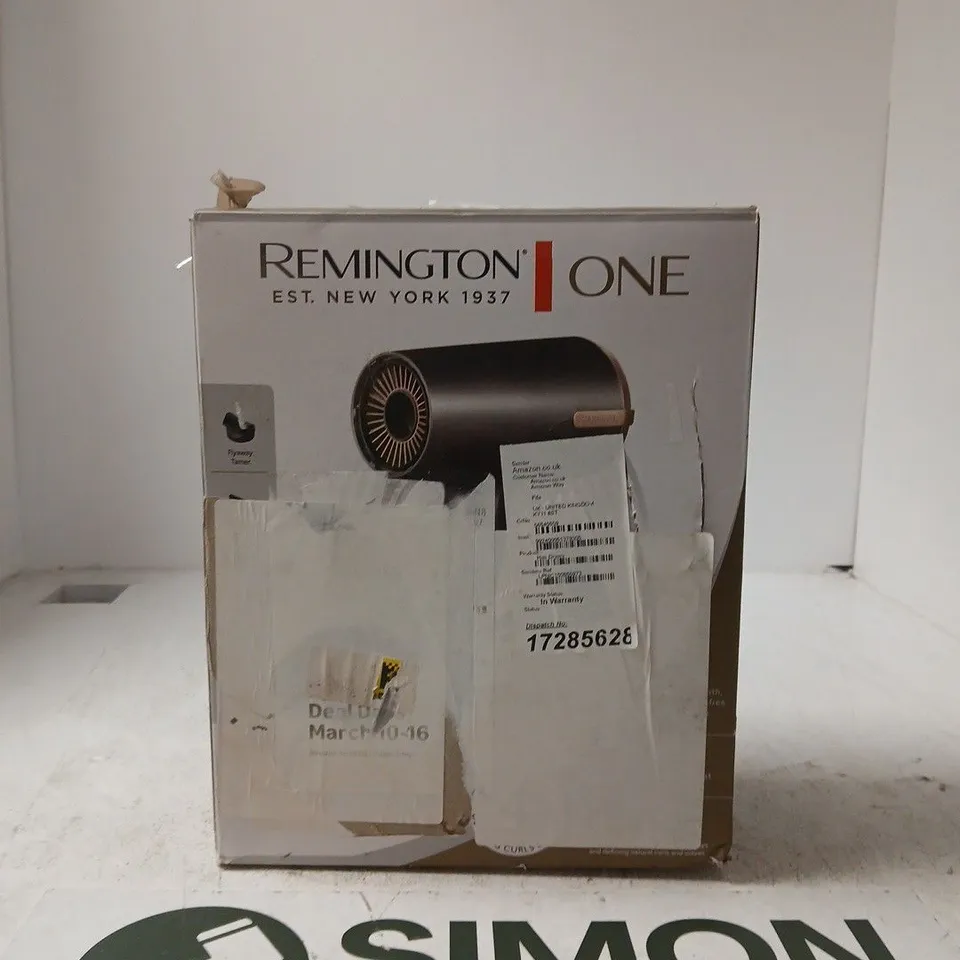REMINGTON HAIR DRYER – THE ONE, WITH ATTACHMENTS AND STORAGE BAG