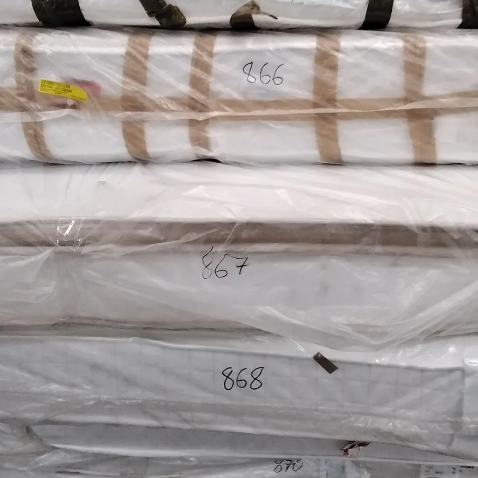 QUALITY BAGGED PILLOW-TOP POCKET SPRUNG 2000 SPRING KING SIZE 5FT MATTRESS