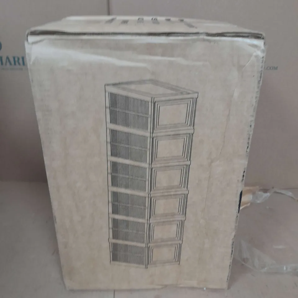 BOXED FOLDING SHOE CABINET