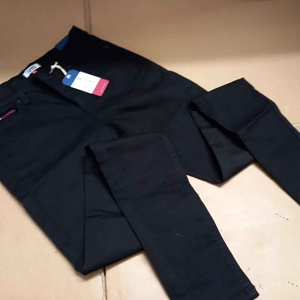 TOMMY JEANS BLACK MID RISE SKINNY JEANS - 27/32
